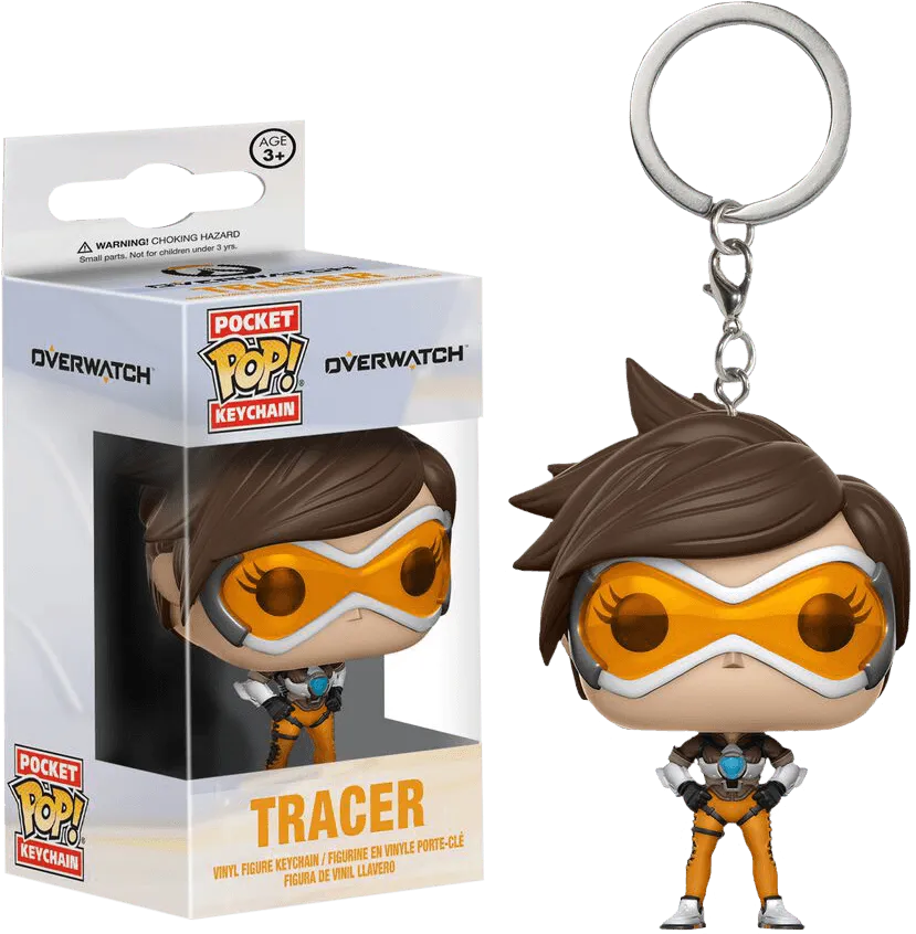 FUN14312 Overwatch - Tracer Pocket Pop! Keychain - Funko - Titan Pop Culture