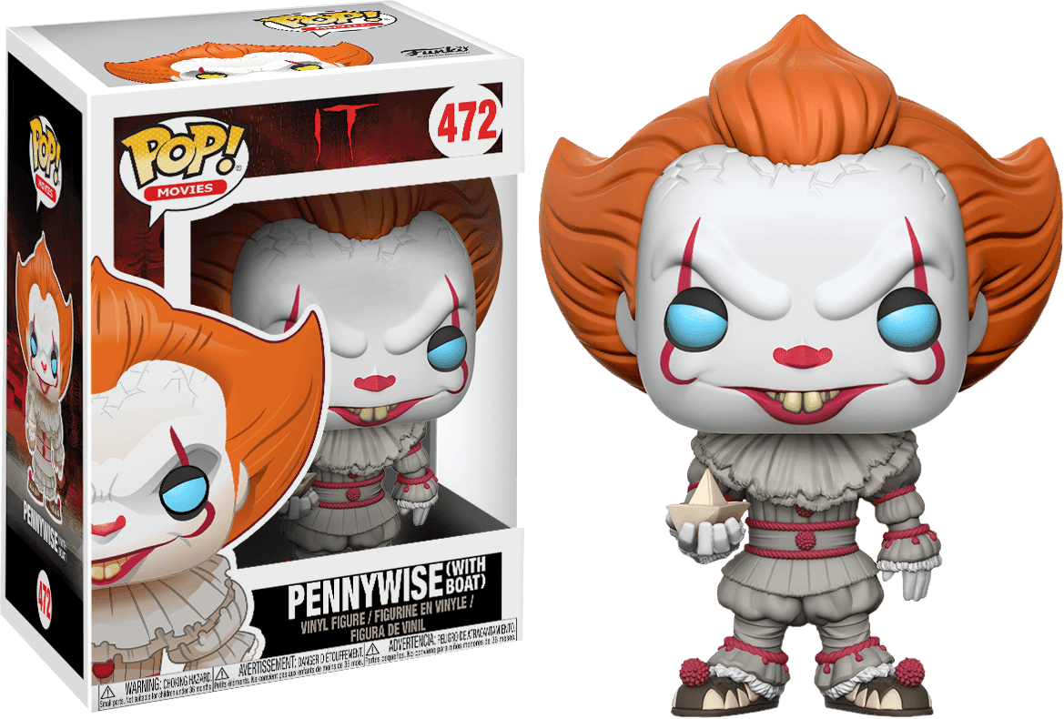 FUN20176 It (2017) - Pennywise (with Boat) Pop! Vinyl - Funko - Titan Pop Culture