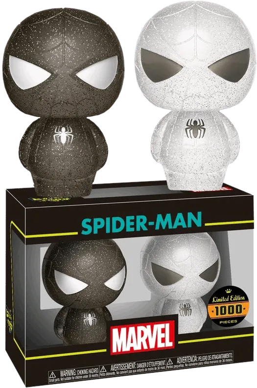 FUN21613 Spider-Man - Spider-Man (White & Black) XS Hikari 2-pack - Funko - Titan Pop Culture