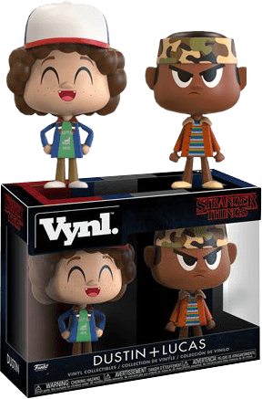 FUN21969 Stranger Things - Lucas & Dustin Vynl. - Funko - Titan Pop Culture