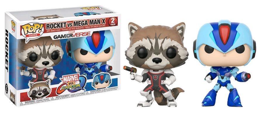 FUN22773 Marvel vs Capcom: Infinite - Rocket vs Mega Man X Pop! Vinyl 2-pack - Funko - Titan Pop Culture