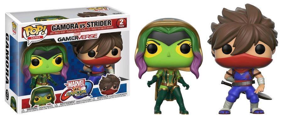 FUN22776 Marvel vs Capcom: Infinite - Gamora vs Strider Pop! Vinyl 2-pack - Funko - Titan Pop Culture