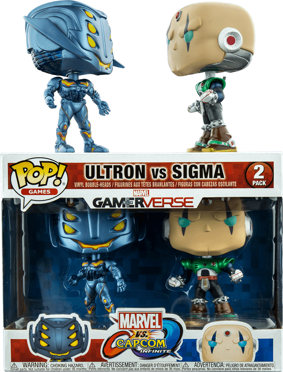 FUN22779 Marvel vs Capcom: Infinite - Ultron vs Sigma Pop! Vinyl 2-pack - Funko - Titan Pop Culture