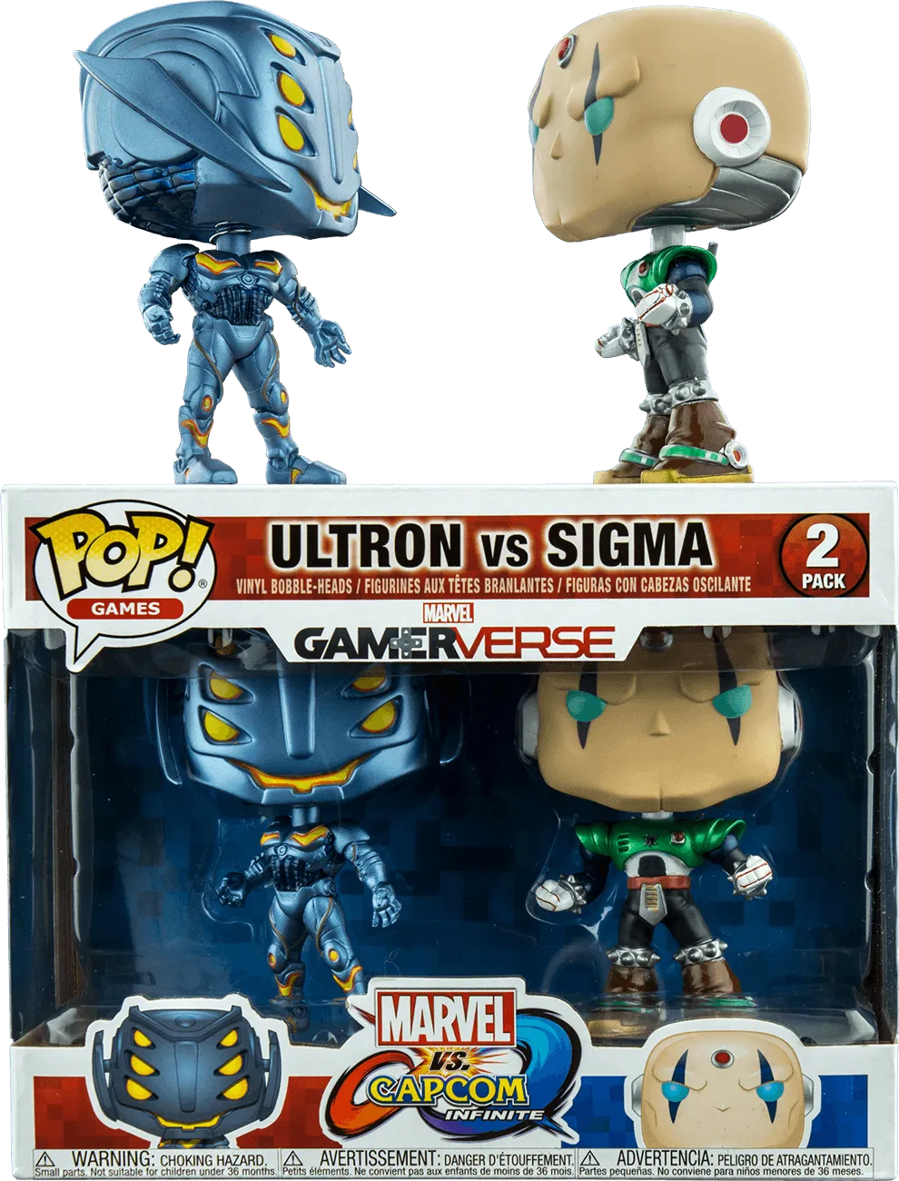 FUN22779 Marvel vs Capcom: Infinite - Ultron vs Sigma Pop! Vinyl 2-pack - Funko - Titan Pop Culture