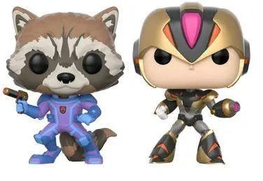 FUN22784 Marvel vs Capcom: Infinite - Rocket vs Mega Man X US Exclusive Pop! Vinyl 2-pack - Funko - Titan Pop Culture