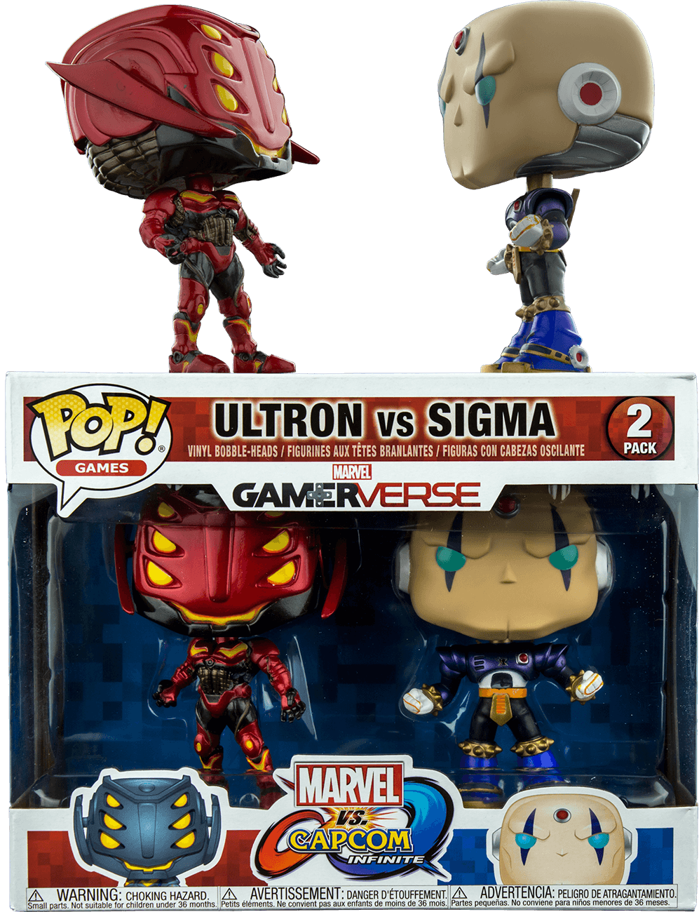 FUN22786 Marvel vs Capcom: Infinite - Ultron vs Sigma US Exclusive Pop! Vinyl 2-pack - Funko - Titan Pop Culture
