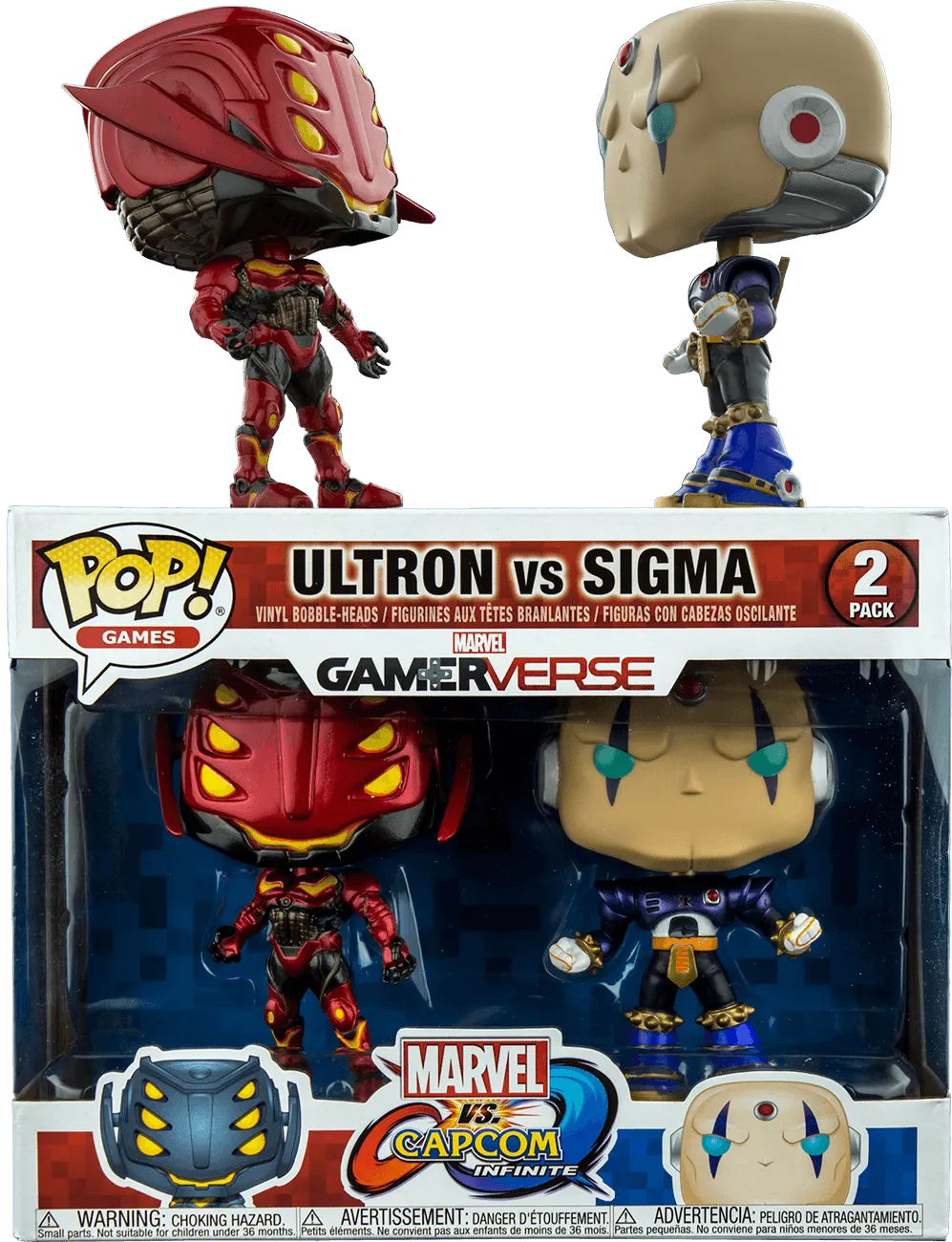 FUN22786 Marvel vs Capcom: Infinite - Ultron vs Sigma US Exclusive Pop! Vinyl 2-pack - Funko - Titan Pop Culture