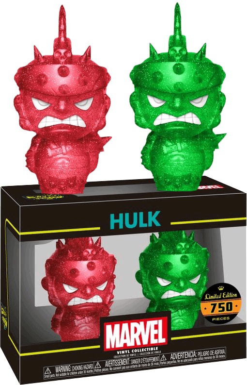 FUN23786 Thor 3: Ragnarok - Gladiator Hulk (Red & Green) XS Hikari 2-pack - Funko - Titan Pop Culture