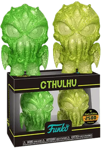 FUN23869 HP Lovecraft - Cthulhu (Yellow & Green) XS Hikari 2-pack - Funko - Titan Pop Culture