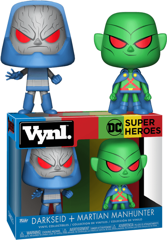 FUN24415 Justice League - Martian Manhunter, Darkseid Vynl. - Funko - Titan Pop Culture