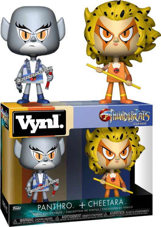 FUN24566 Thundercats - Panthro & Cheetara Vynl. - Funko - Titan Pop Culture