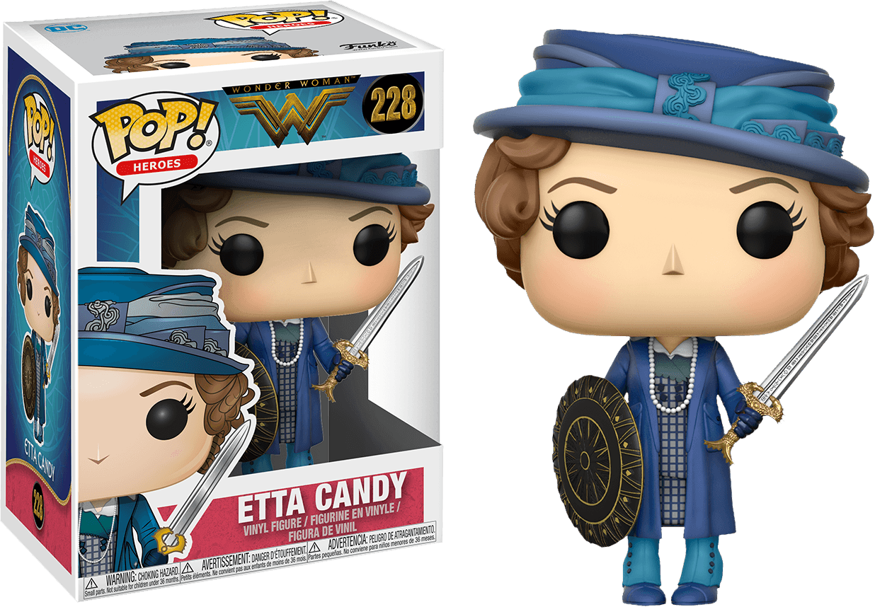 FUN24972 Wonder Woman Movie - Etta with Sword & Shield Pop! Vinyl - Funko - Titan Pop Culture