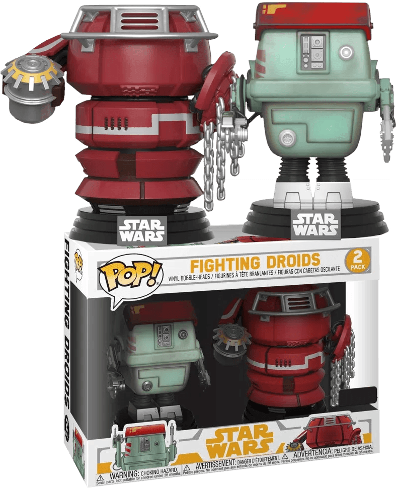 FUN27030 Star Wars: Solo - Fighting Droids US Exclusive Pop! Vinyl 2-pack - Funko - Titan Pop Culture