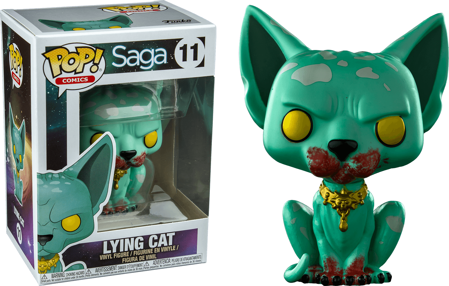 FUN28891 Saga - Lying Cat Bloody US Exclusive Pop! Vinyl - Funko - Titan Pop Culture