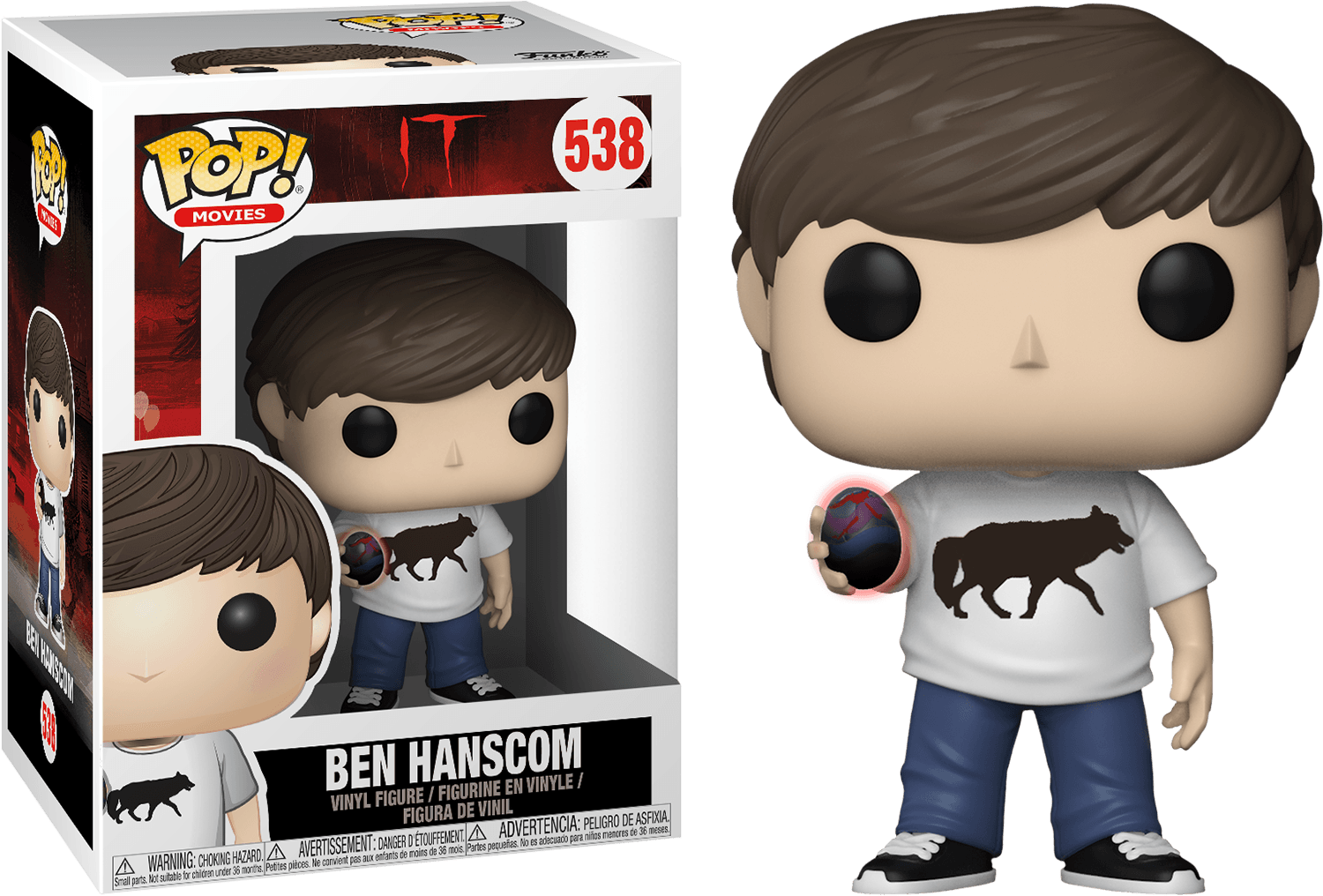 FUN29522 It (2017) - Ben Hanscom Pop! Vinyl - Funko - Titan Pop Culture