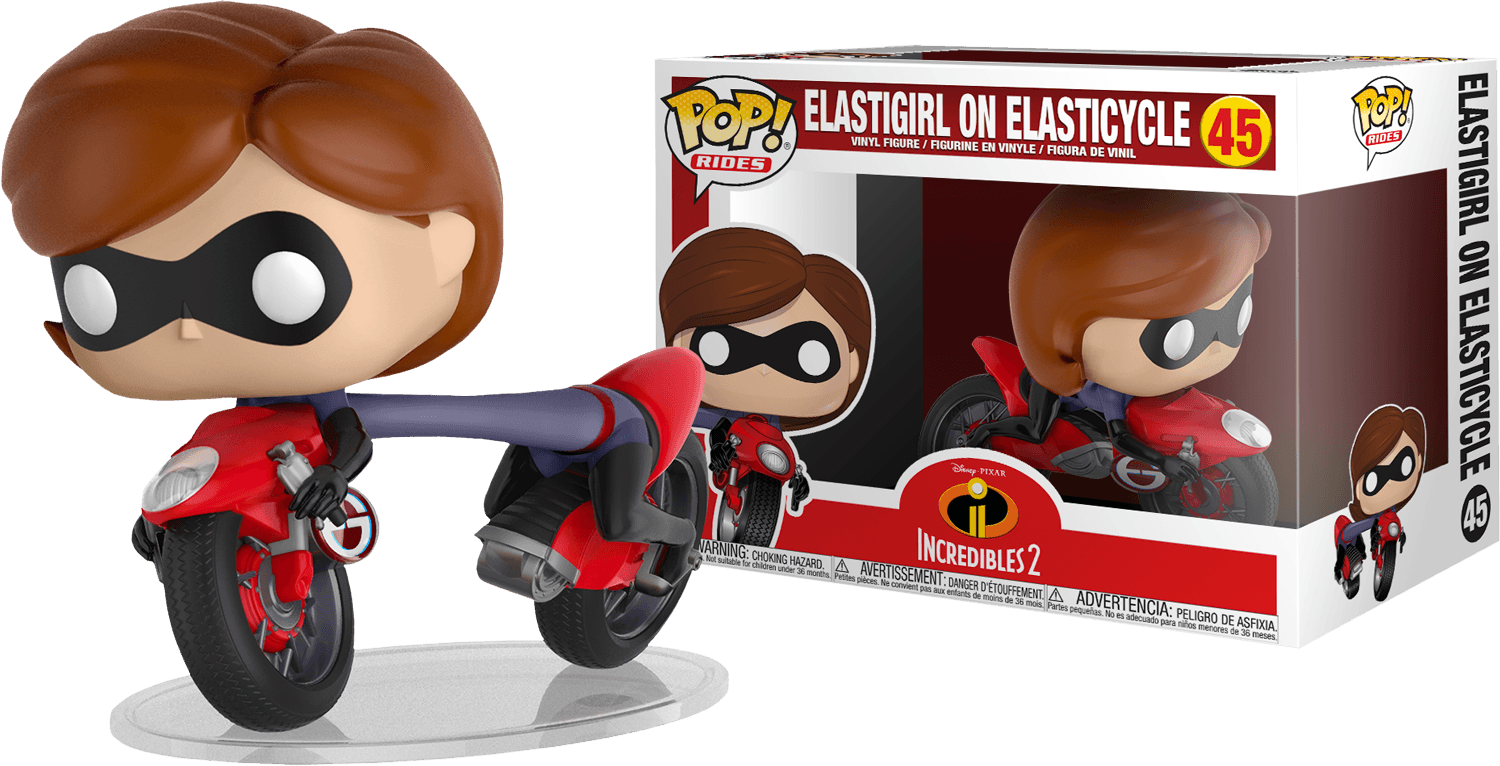 FUN29955 Incredibles 2 - Elastigirl on Elasticycle Pop! Ride - Funko - Titan Pop Culture