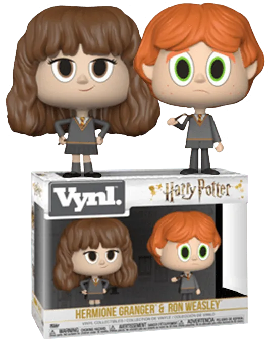 FUN30234 Harry Potter - Ron & Hermione Broken Wand US Exclusive Vynl. - Funko - Titan Pop Culture