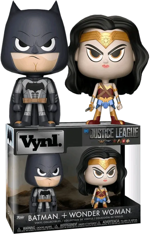 FUN30846 Justice League Movie - Wonder Woman & Batman Vynl. - Funko - Titan Pop Culture