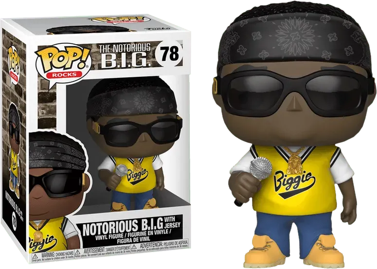 FUN31554 Notorious B.I.G. - Notorious B.I.G. with Jersey Pop! Vinyl - Funko - Titan Pop Culture