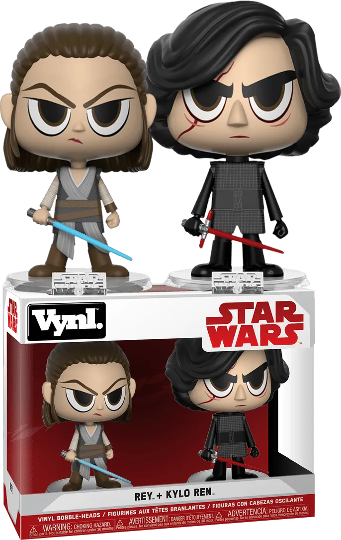 FUN31619 Star Wars - Rey & Kylo Ren Vynl. - Funko - Titan Pop Culture