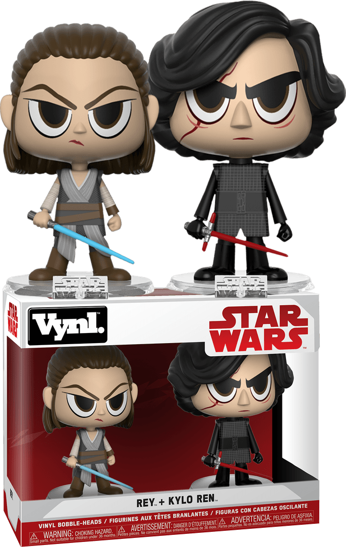 FUN31619 Star Wars - Rey & Kylo Ren Vynl. - Funko - Titan Pop Culture