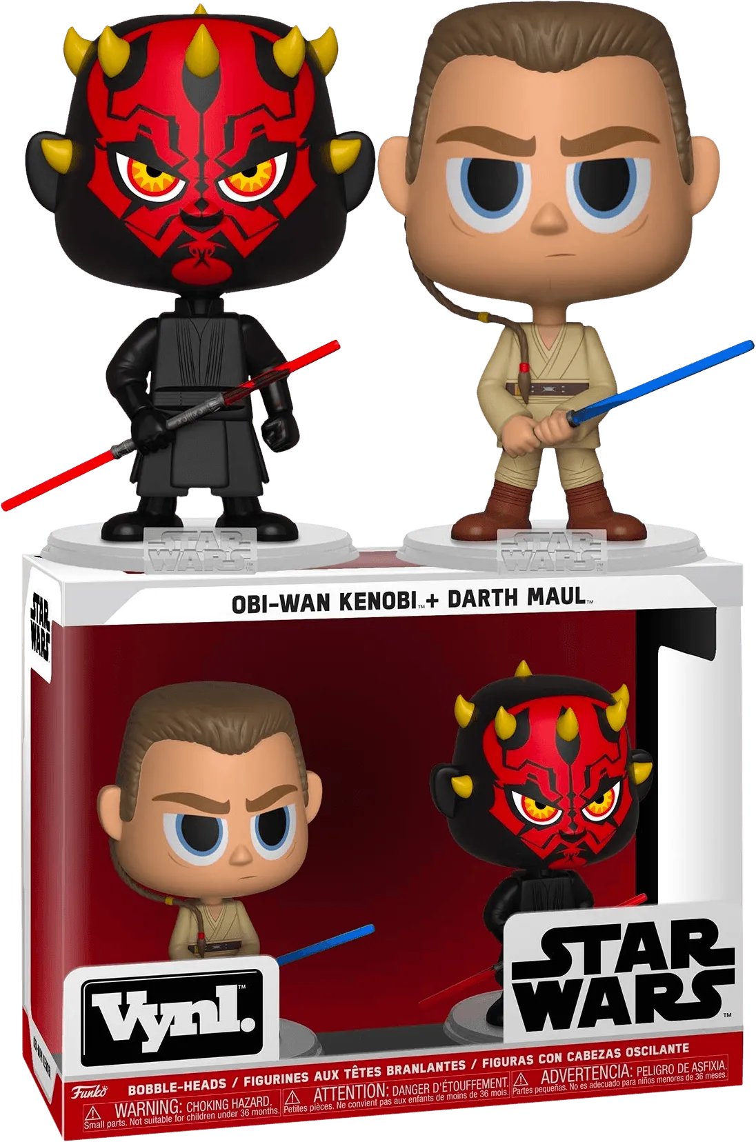 FUN31621 Star Wars - Darth Maul & Obi Wan Vynl. - Funko - Titan Pop Culture