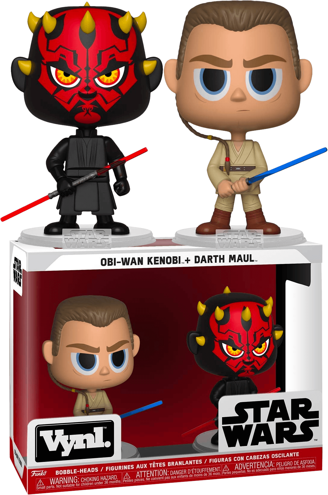 FUN31621 Star Wars - Darth Maul & Obi Wan Vynl. - Funko - Titan Pop Culture