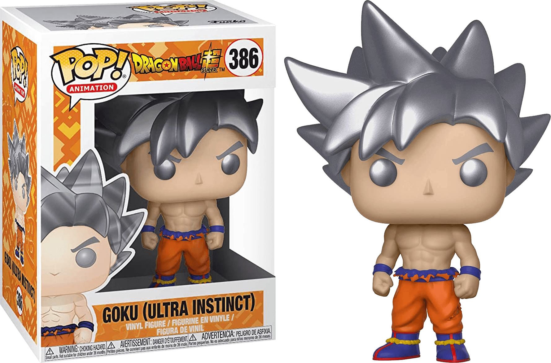 FUN31633 Dragon Ball Super - Goku Ultra Instinct US Exclusive Pop! Vinyl - Funko - Titan Pop Culture