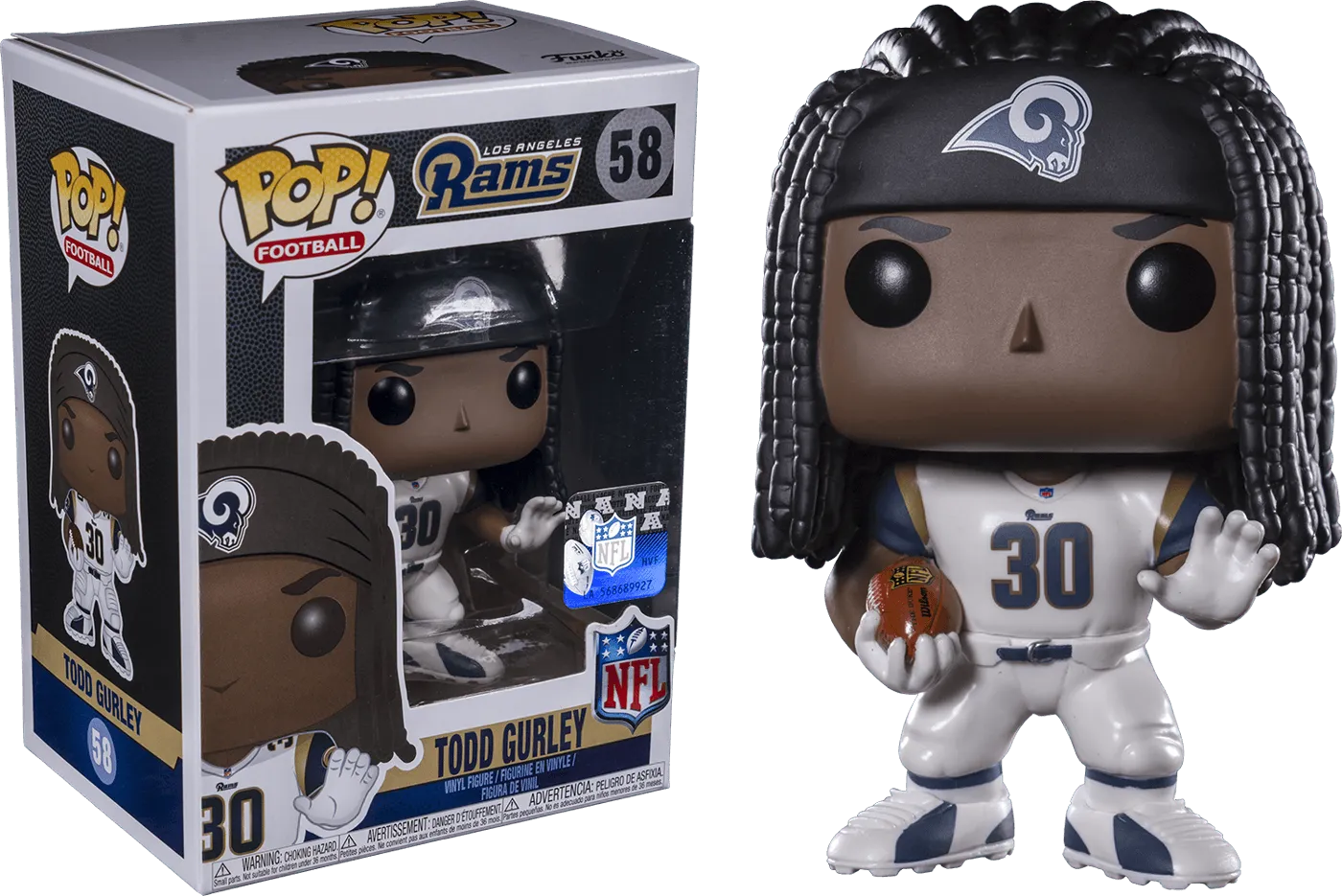 FUN31726 NFL: Rams - Todd Gurley Pop! Vinyl - Funko - Titan Pop Culture