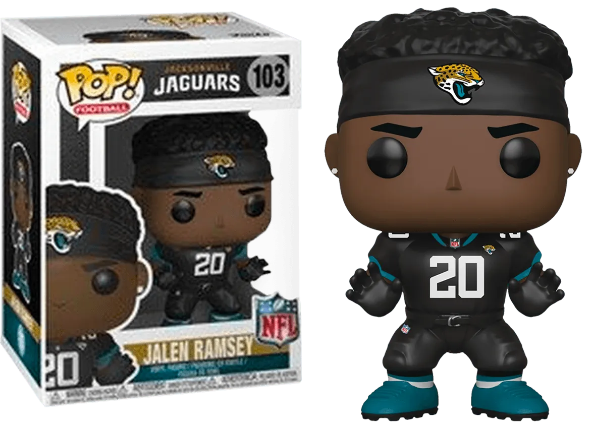 FUN31766 NFL: Jaguars - Jalen Ramsey Pop! Vinyl - Funko - Titan Pop Culture