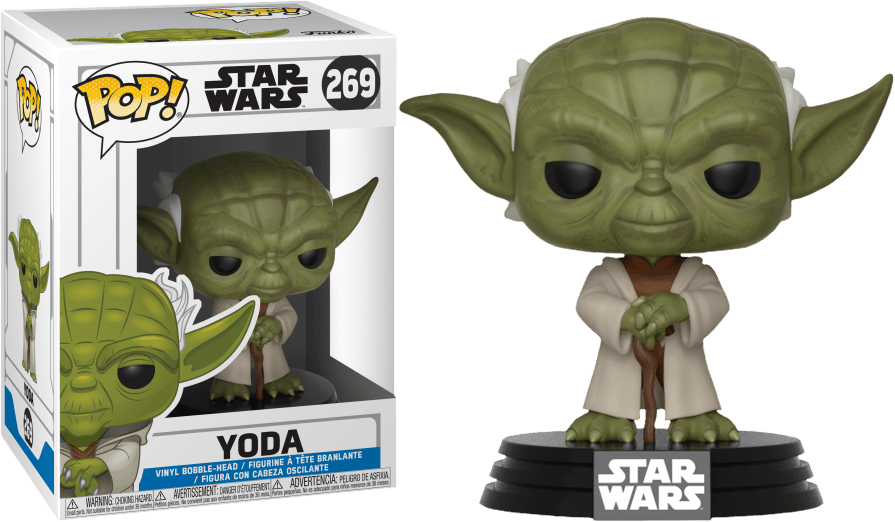 FUN31799 Star Wars: The Clone Wars - Yoda Pop! Vinyl - Funko - Titan Pop Culture