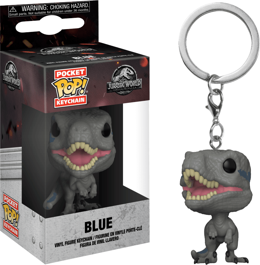 FUN31825 Jurassic World 2: Fallen Kingdom - Blue Pocket Pop! Keychain - Funko TBA - Titan Pop Culture