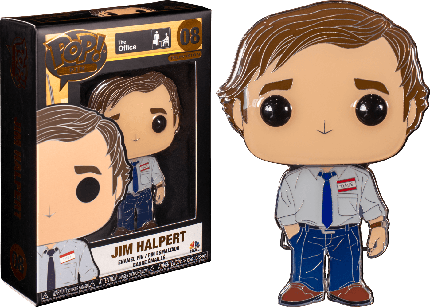 FUN31847 The Office - 4" Pop! Enamel Pins - Funko - Titan Pop Culture