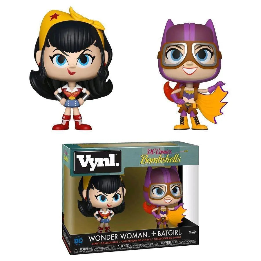 FUN32111 DC Bombshells - Wonder Woman & Batgirl Vynl. - Funko - Titan Pop Culture