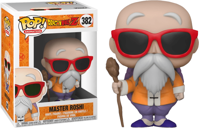 FUN32260 Dragon Ball Z - Master Roshi with Staff Pop! Vinyl - Funko - Titan Pop Culture