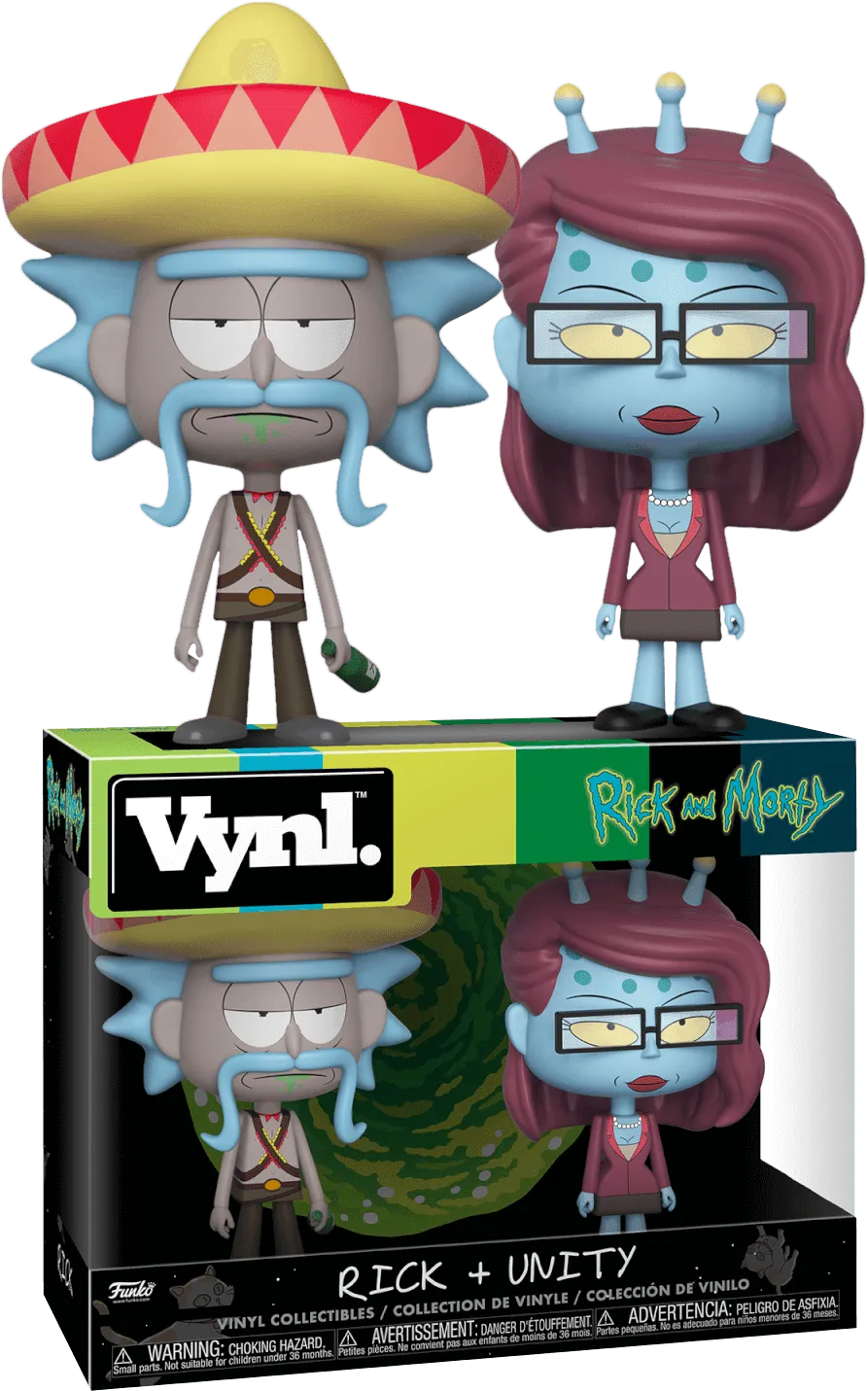 FUN32267 Rick and Morty - Rick with Sombrero & Unity Vynl. - Funko - Titan Pop Culture