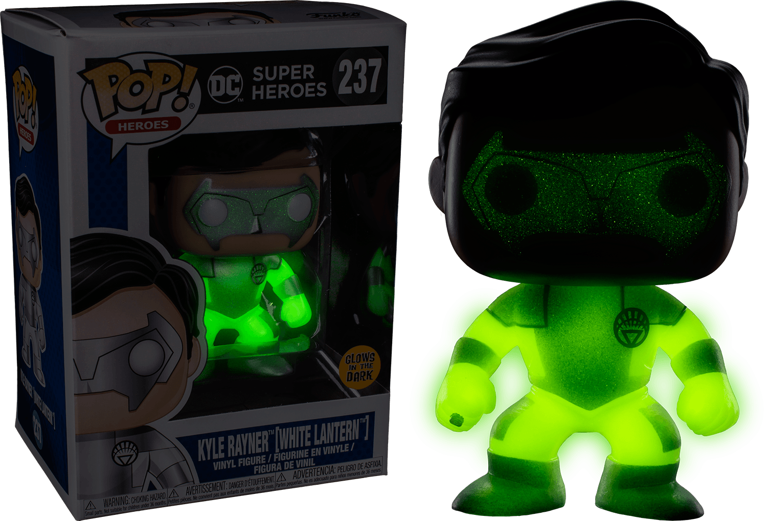 FUN32389 Green Lantern - Kyle Rayner (White Lantern) Glow US Exclusive Pop! Vinyl - Funko - Titan Pop Culture