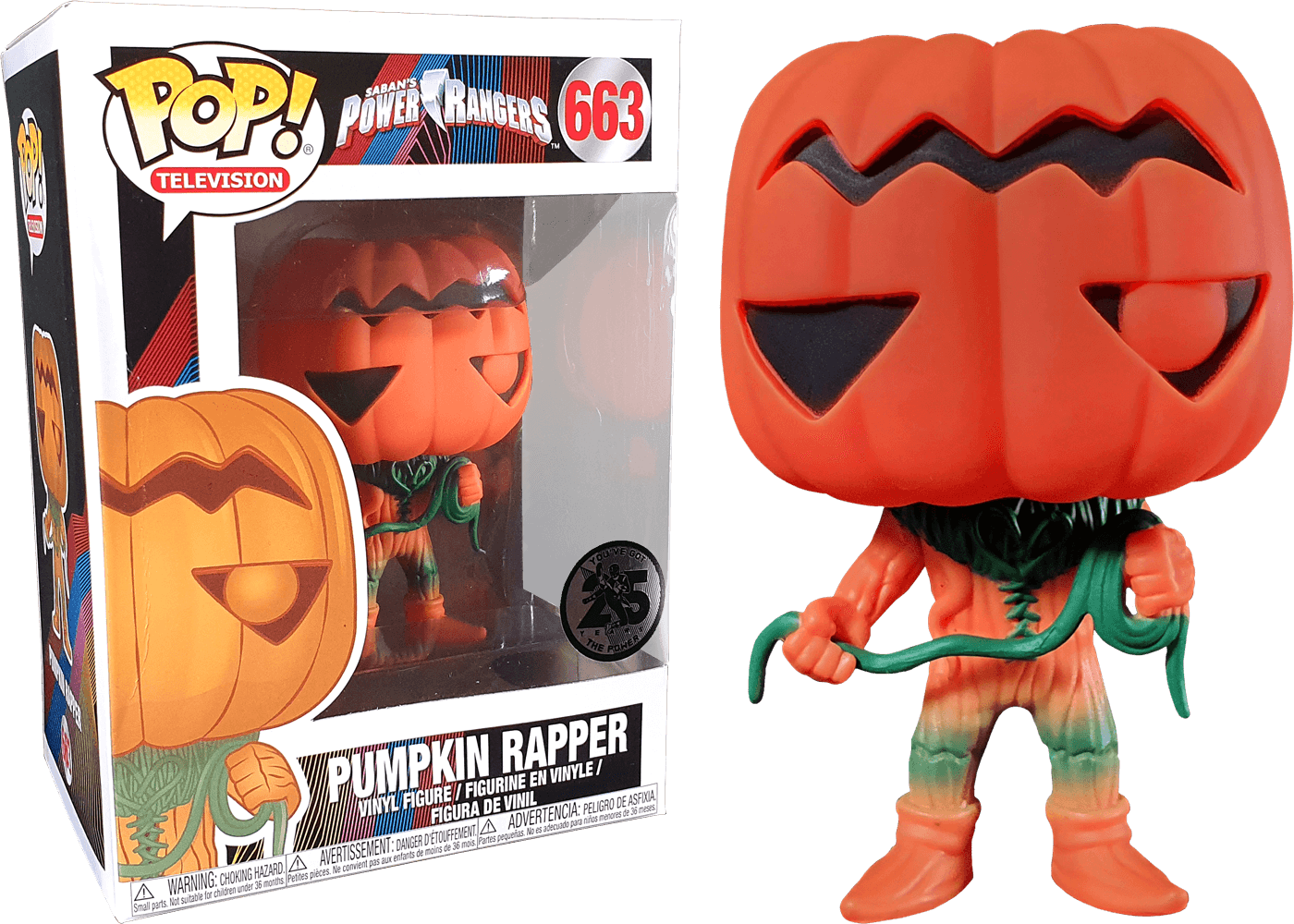 FUN32656 Power Rangers - Pumpkin Rapper US Exclusive Pop! Vinyl - Funko - Titan Pop Culture