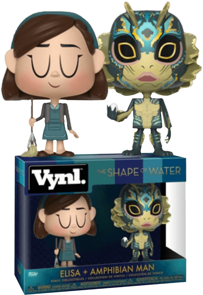 FUN32738 Shape of Water - Elisa & Amphibian Man Vynl. - Funko - Titan Pop Culture