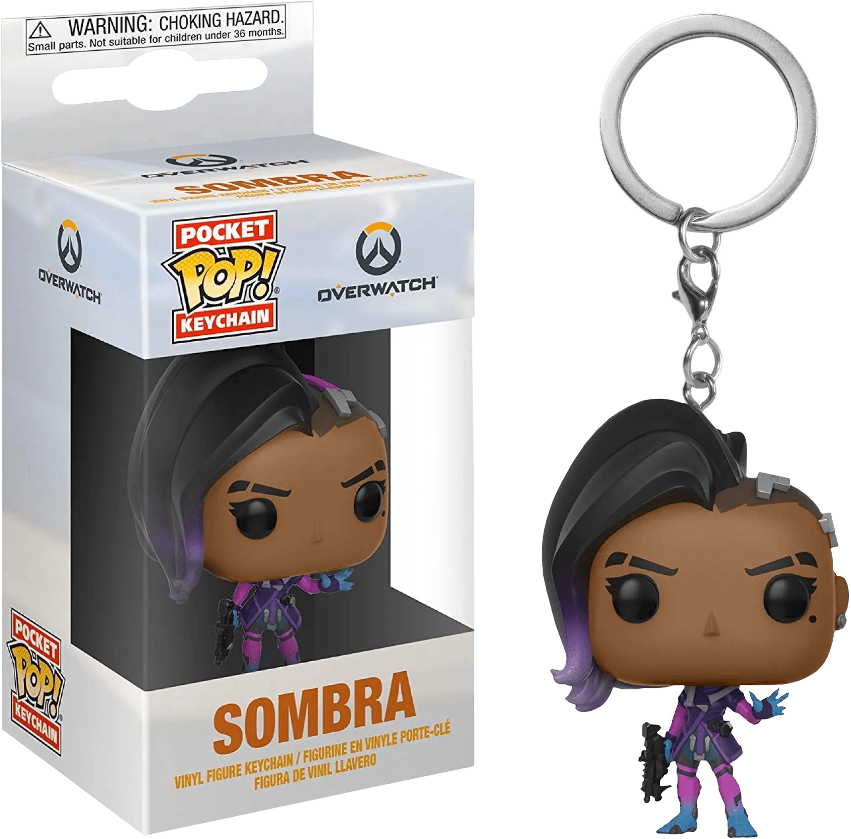 FUN32794 Overwatch - Sombra Pocket Pop! Keychain - Funko - Titan Pop Culture