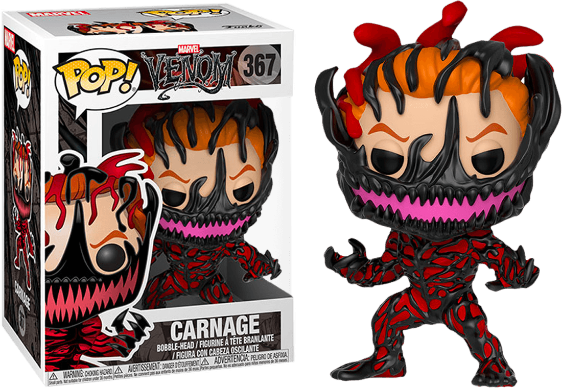 FUN33073 Venom (comics) - Carnage Pop! Vinyl - Funko - Titan Pop Culture