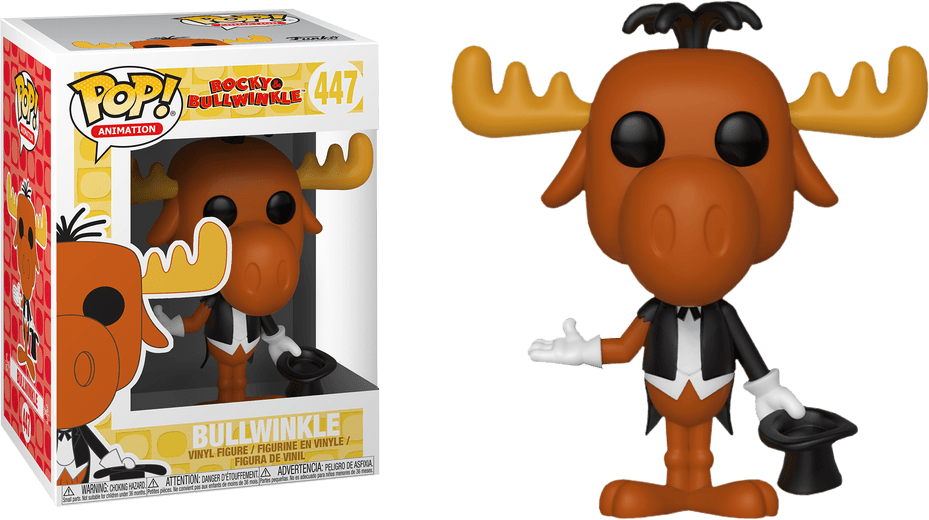 FUN33460 Rocky & Bullwinkle - Magician Bullwinkle Pop! Vinyl - Funko - Titan Pop Culture