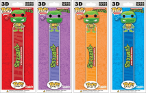 FUN3366 Teenage Mutant Ninja Turtles - 3D Bookmark Assortment Set of 4 - Funko - Titan Pop Culture