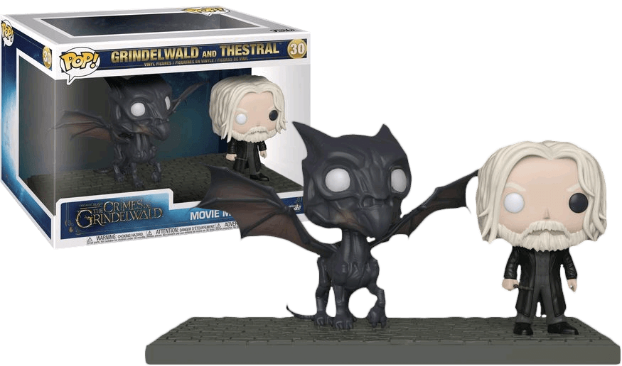 FUN33787 Fantastic Beasts 2: Crimes of Grindelwald - Grindelwald & Thestral Movie Moment Pop! Vinyl - Funko - Titan Pop Culture