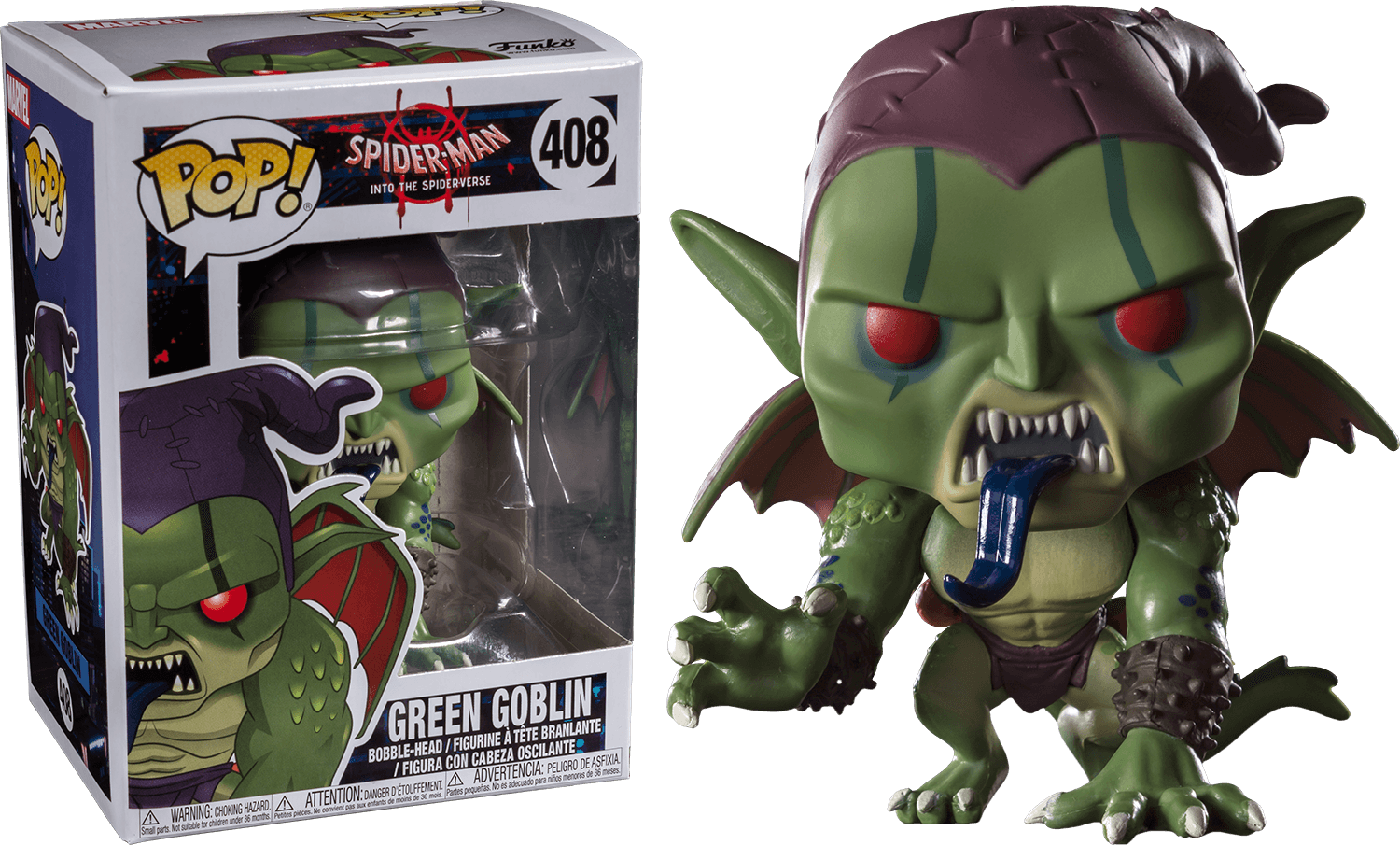 FUN33979 Spider-Man: Into the Spider-Verse - Green Goblin Pop! Vinyl - Funko - Titan Pop Culture