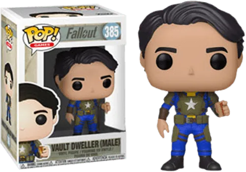 FUN33997 Fallout - Vault Dweller Male with Mentats US Exclusive Pop! Vinyl - Funko - Titan Pop Culture