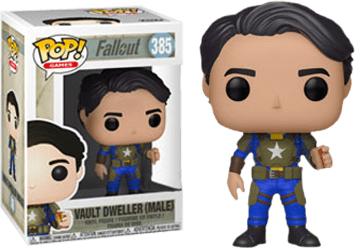 FUN33997 Fallout - Vault Dweller Male with Mentats US Exclusive Pop! Vinyl - Funko - Titan Pop Culture