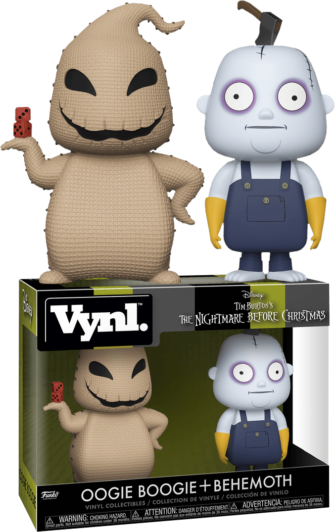 FUN34000 The Nightmare Before Christmas - Oogie Boogie & Behemoth Vynl. - Funko - Titan Pop Culture