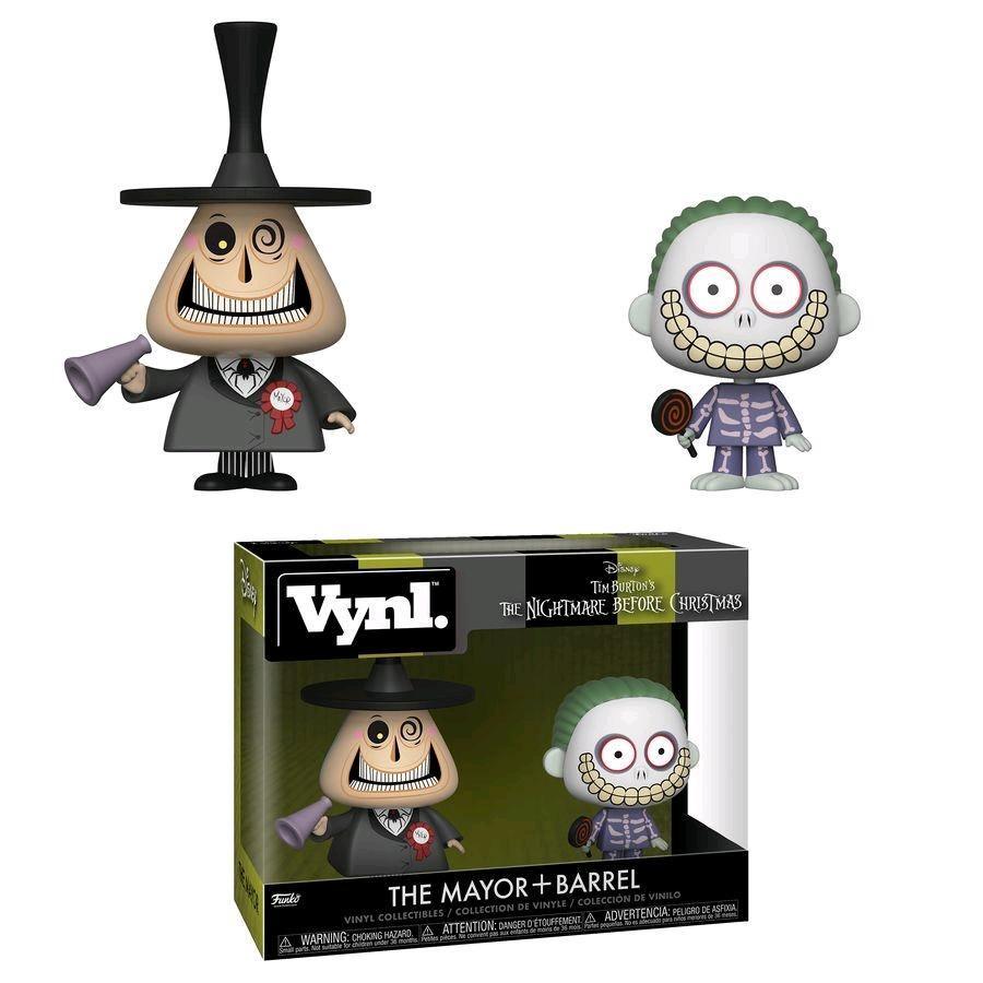 FUN34002 The Nightmare Before Christmas - Mayor & Barrel Vynl. - Funko - Titan Pop Culture