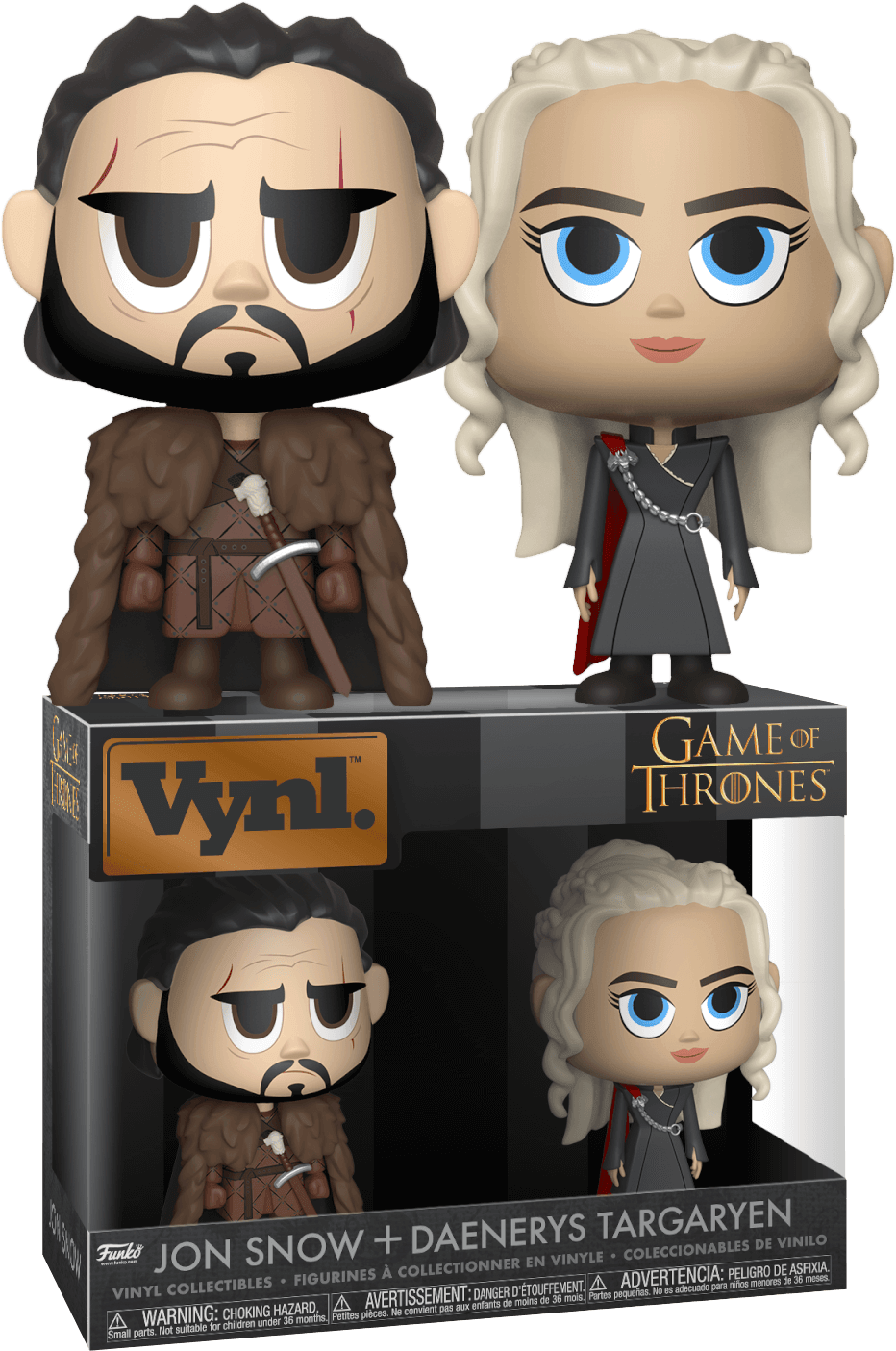 FUN34044 Game of Thrones - Jon Snow & Daenerys Targaryen Vynl. - Funko - Titan Pop Culture